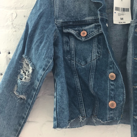Distressed Denim Jacket - Picture 8 of 8